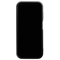 Casimoda Samsung Galaxy A13 4G zwarte case - Hart swirl paars
