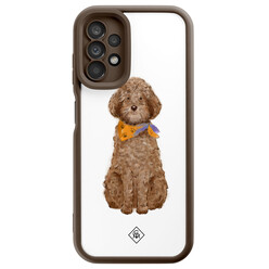 Casimoda Samsung Galaxy A13 4G bruine case - Labradoodle