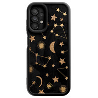 Casimoda Samsung Galaxy A13 4G zwarte case - Constellations