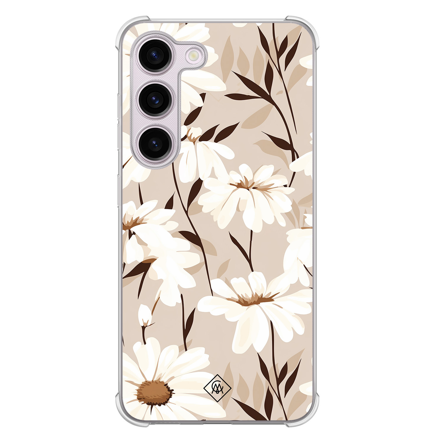 Samsung Galaxy S23 Plus shockproof hoesje In bloom
