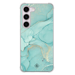 Casimoda Samsung Galaxy S23 Plus shockproof hoesje - Touch of mint