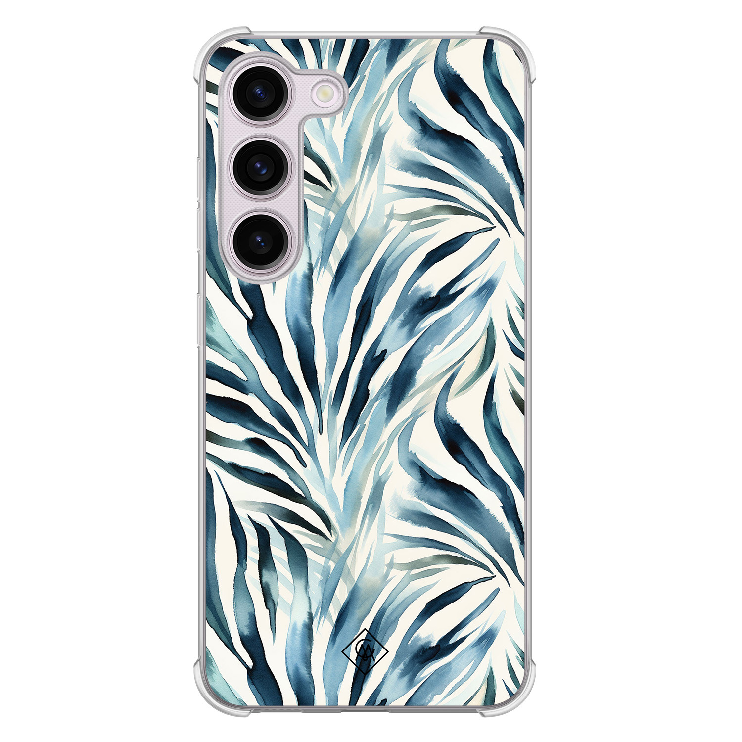 Samsung Galaxy S23 Plus shockproof hoesje Japandi waves