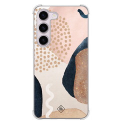 Casimoda Samsung Galaxy S23 Plus shockproof hoesje - Abstract dots