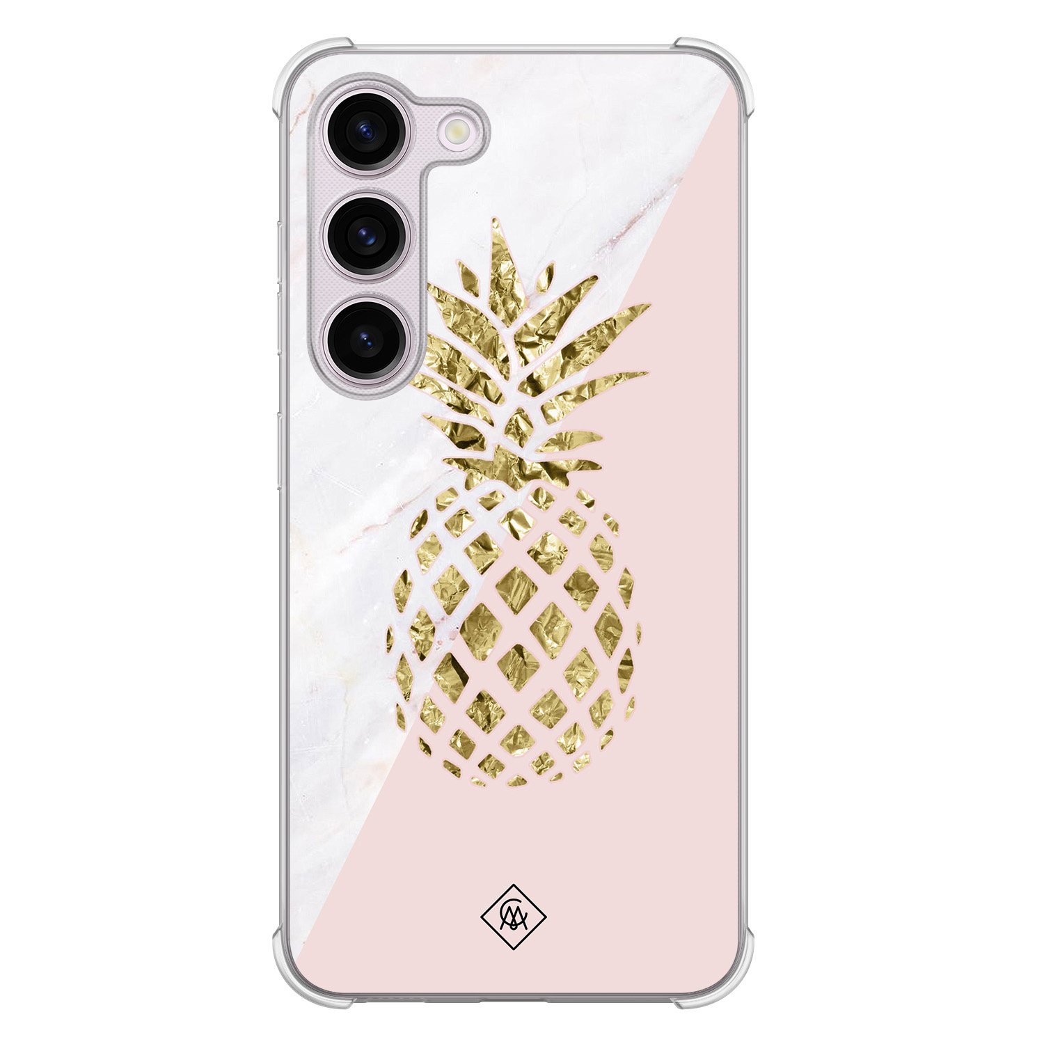 Samsung Galaxy S23 Plus shockproof hoesje Ananas