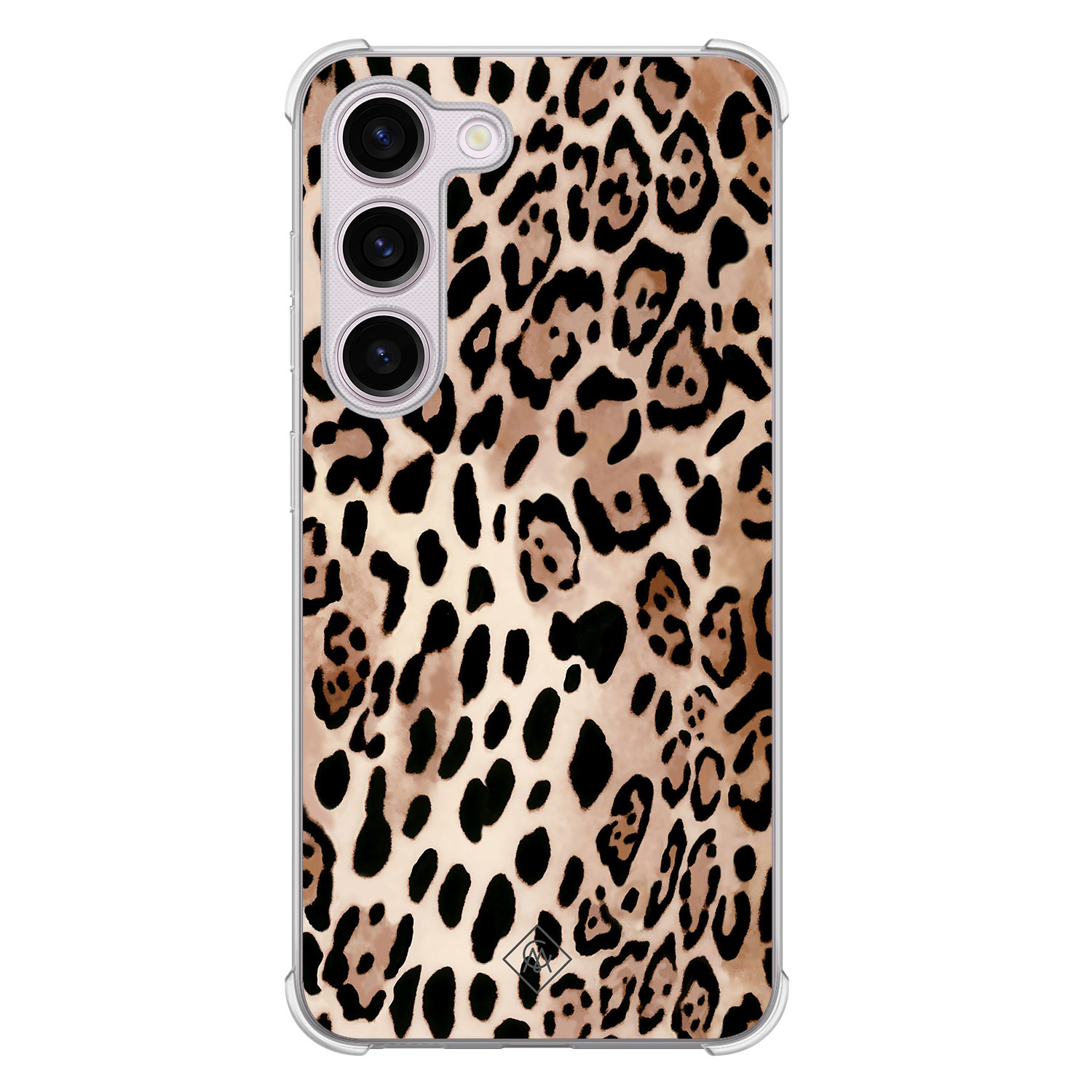 Samsung Galaxy S23 Plus shockproof hoesje Golden wildcat