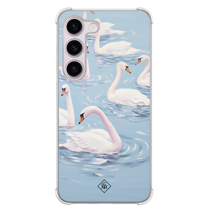 Casimoda Samsung Galaxy S23 Plus shockproof hoesje - Zwanen