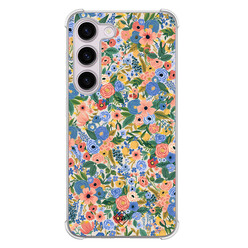 Casimoda Samsung Galaxy S23 Plus shockproof hoesje - Blue gardens