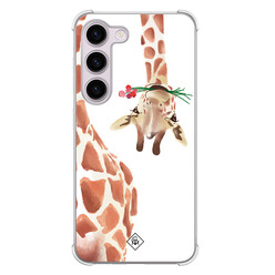 Casimoda Samsung Galaxy S23 Plus shockproof hoesje - Giraffe