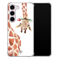 Casimoda Samsung Galaxy S23 Plus shockproof hoesje - Giraffe