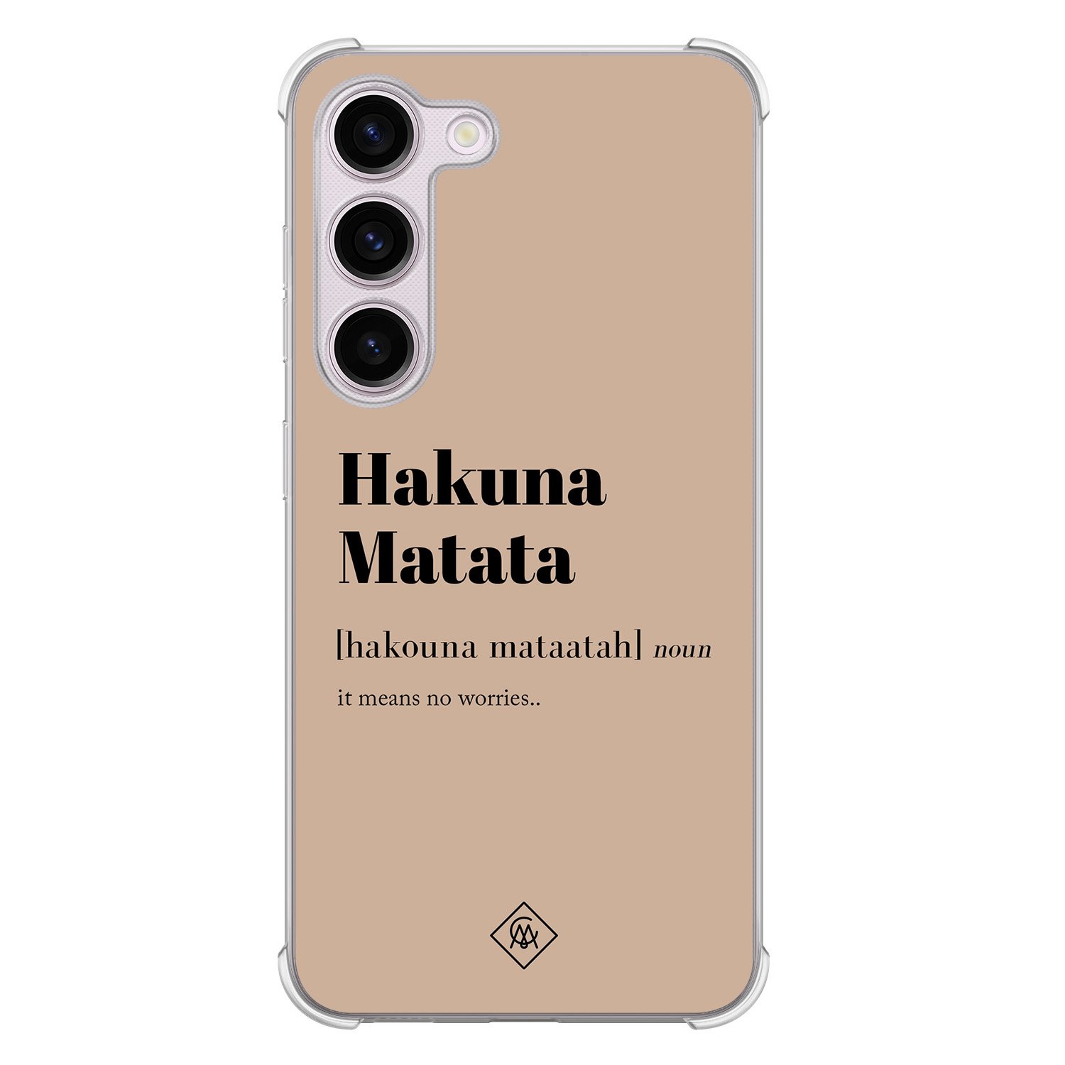 Samsung Galaxy S23 Plus shockproof hoesje - Hakuna matata