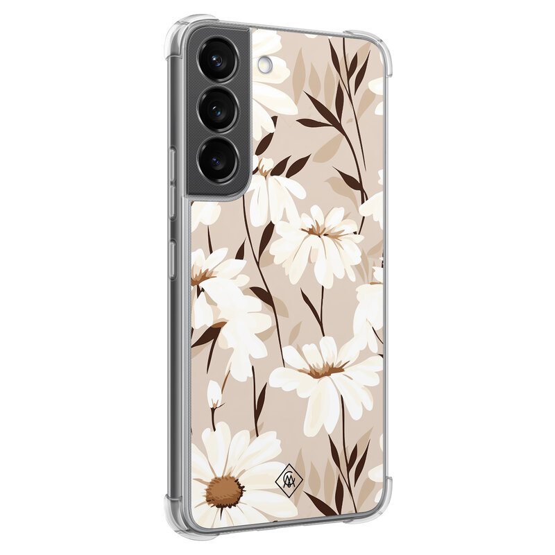 Casimoda Samsung Galaxy S22 shockproof hoesje - In bloom