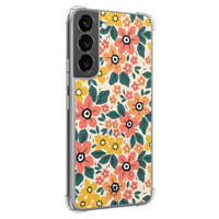 Casimoda Samsung Galaxy S22 shockproof hoesje - Blossom