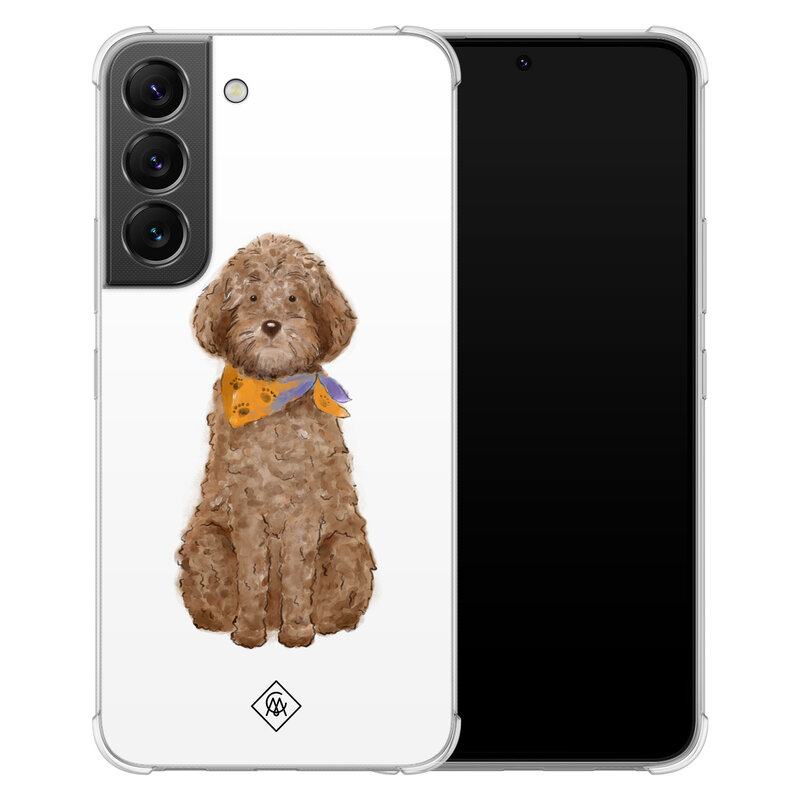 Casimoda Samsung Galaxy S22 shockproof hoesje - Labradoodle