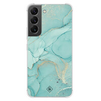 Casimoda Samsung Galaxy S22 shockproof hoesje - Touch of mint