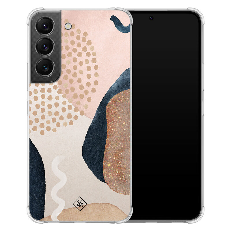 Casimoda Samsung Galaxy S22 shockproof hoesje - Abstract dots