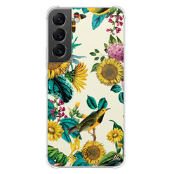 Casimoda Samsung Galaxy S22 shockproof hoesje - Sunflowers