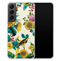 Casimoda Samsung Galaxy S22 shockproof hoesje - Sunflowers
