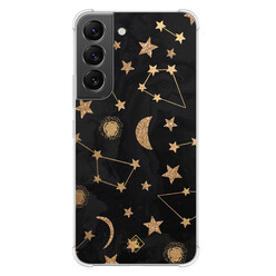 Casimoda Samsung Galaxy S22 shockproof hoesje - Counting the stars