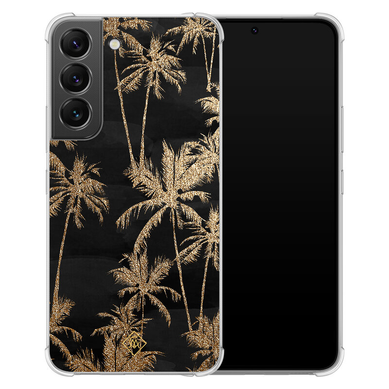 Casimoda Samsung Galaxy S22 shockproof hoesje - Palmbomen