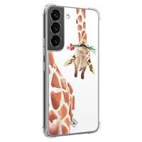 Casimoda Samsung Galaxy S22 shockproof hoesje - Giraffe