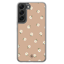 Casimoda Samsung Galaxy S22 hybride hoesje - Sweet daisies