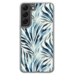 Casimoda Samsung Galaxy S22 hybride hoesje - Japandi waves