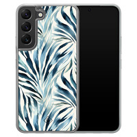 Casimoda Samsung Galaxy S22 hybride hoesje - Japandi waves