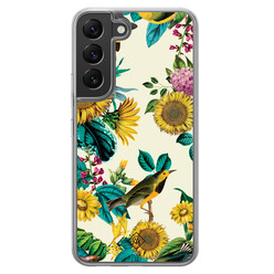 Casimoda Samsung Galaxy S22 hybride hoesje - Sunflowers