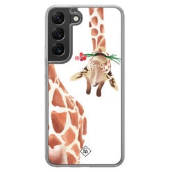 Casimoda Samsung Galaxy S22 hybride hoesje - Giraffe