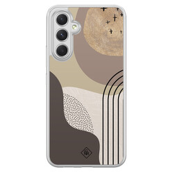 Casimoda Samsung Galaxy A34 hybride hoesje - Abstract almond