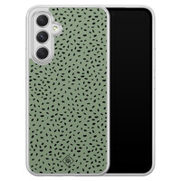 Casimoda Samsung Galaxy A34 hybride hoesje - Green confetti