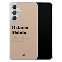 Casimoda Samsung Galaxy A34 hybride hoesje - Hakuna matata