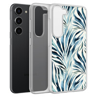 Casimoda Samsung Galaxy S23 Plus hybride hoesje - Japandi waves