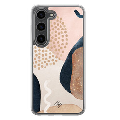 Casimoda Samsung Galaxy S23 Plus hybride hoesje - Abstract dots