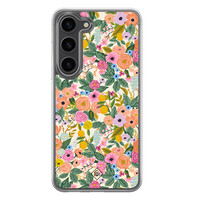 Casimoda Samsung Galaxy S23 Plus hybride hoesje - Pink gardens