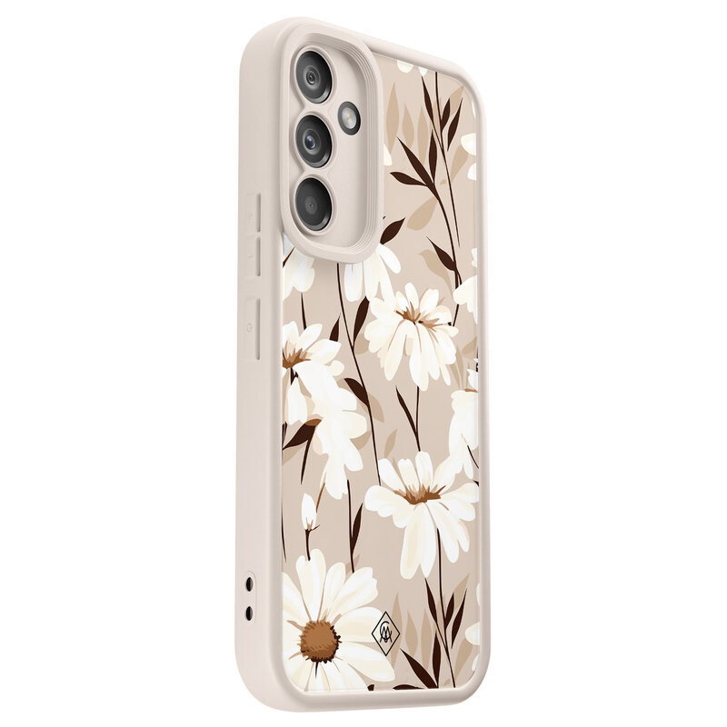 Casimoda Samsung Galaxy A34 beige case - In bloom