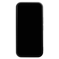 Casimoda Samsung Galaxy A34 zwarte case - Abstract terracotta