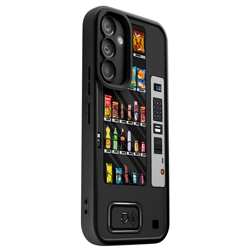 Casimoda Samsung Galaxy A34 zwarte case - Snoepautomaat