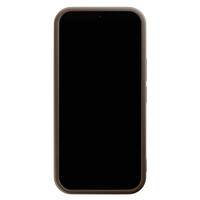 Casimoda Samsung Galaxy A34 bruine case - Abstract faces
