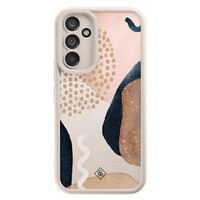 Casimoda Samsung Galaxy A34 beige case - Abstract dots