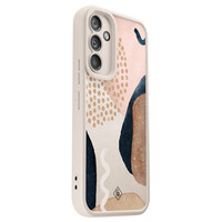 Casimoda Samsung Galaxy A34 beige case - Abstract dots