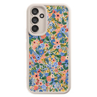 Casimoda Samsung Galaxy A34 beige case - Floral garden