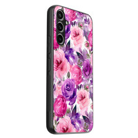 Casimoda Samsung Galaxy A34 hoesje - Rosy blooms