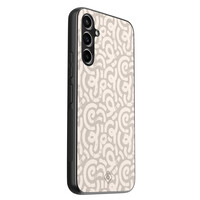 Casimoda Samsung Galaxy A34 hoesje - Ivory abstraction