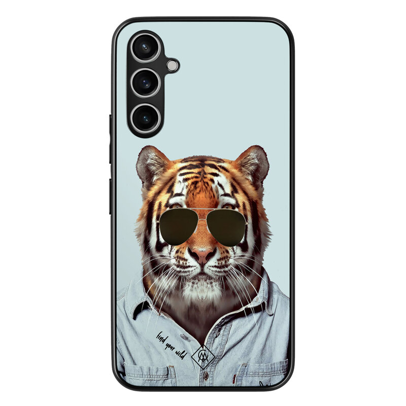 Casimoda Samsung Galaxy A34 hoesje - Tijger wild