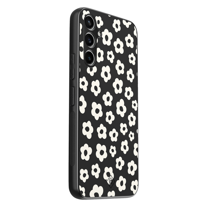 Casimoda Samsung Galaxy A34 hoesje - Retro bloempjes