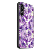 Casimoda Samsung Galaxy A34 hoesje - Floral violet