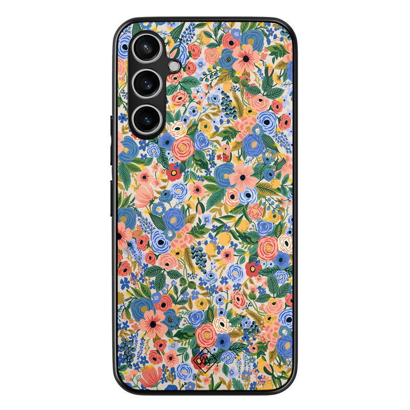 Casimoda Samsung Galaxy A34 hoesje - Blue gardens