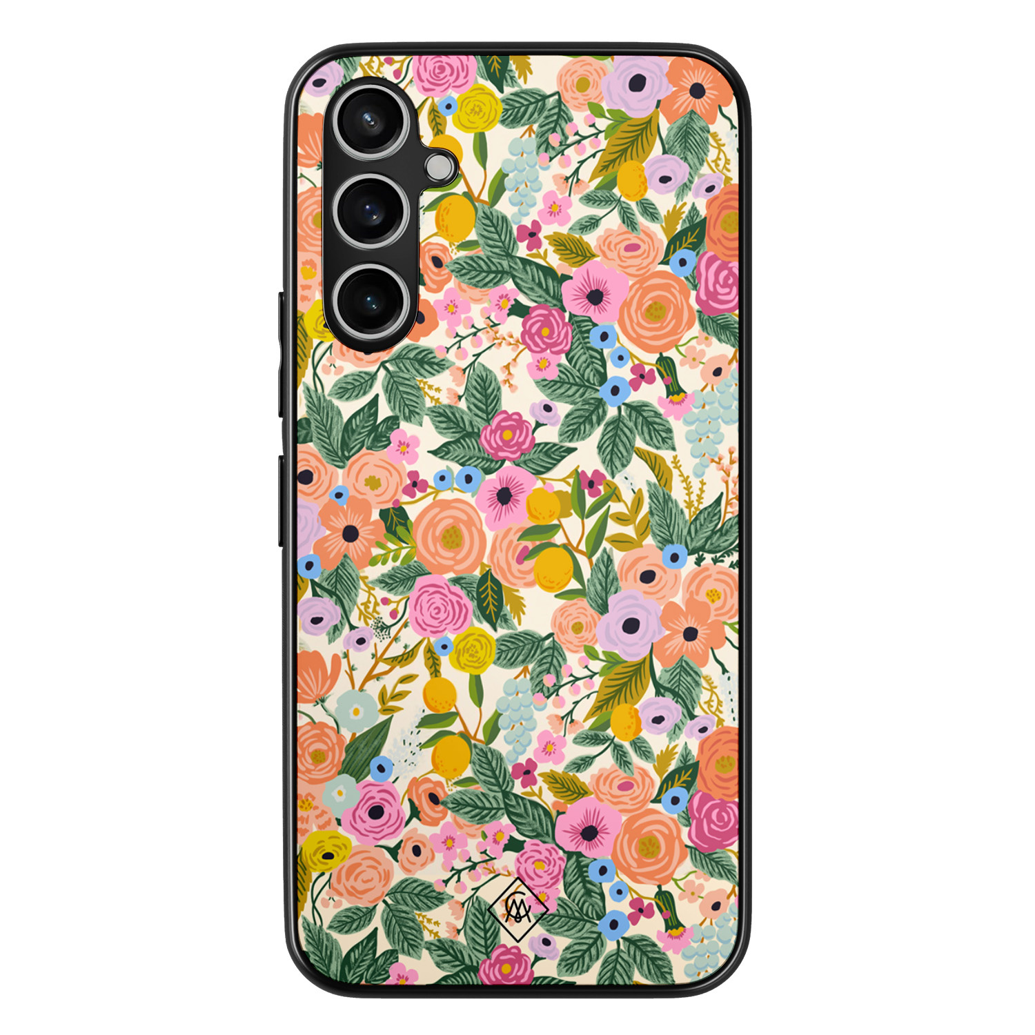 Samsung Galaxy A34 hoesje - Pink garden