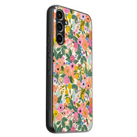 Casimoda Samsung Galaxy A34 hoesje - Pink garden